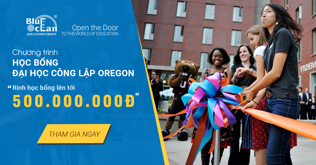 Rinh học bổng lên tới 500 triệu đồng tại Đại học công lập Oregon